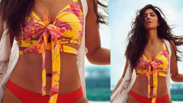 Katrina Kaif exudes summer vibes in a bikini top watch video x