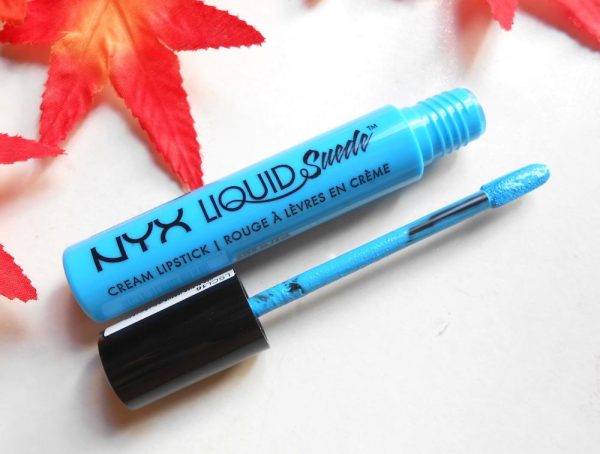 NYX Liquid Suede Cream Lipstick Little Denim Dress Review
