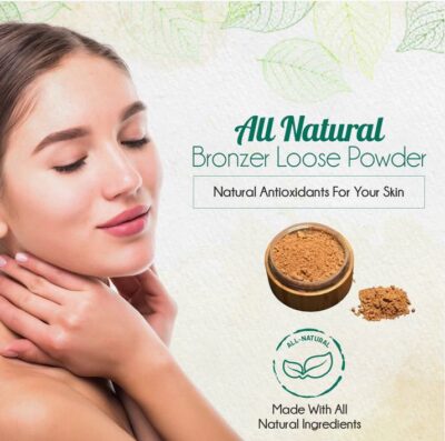 All-Natural Bronzer Loose Powder. Eco-Friendly