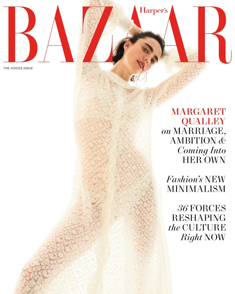 US Harper's Bazaar October 2023 : Margaret Qualley by Amy Troost