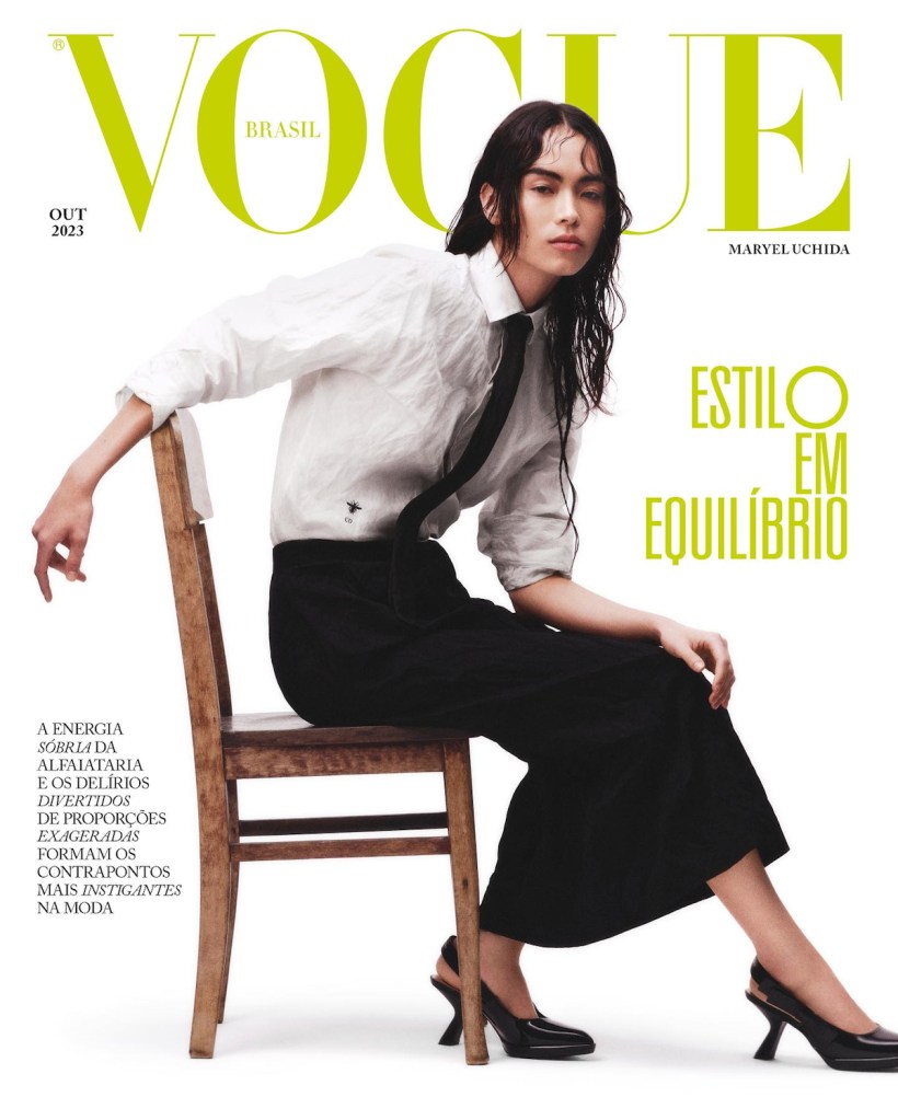 Vogue Brazil October 2023 : Maryel Uchida by Mariana Maltoni 